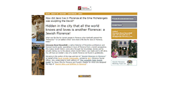 Desktop Screenshot of florence-jewish-tours.com